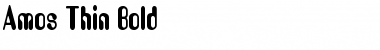 Download Amos Thin Font Download Amos Thin Font