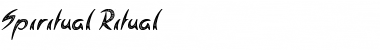 Download Spiritual Ritual Font Download Spiritual Ritual Font