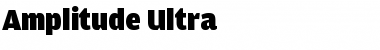 Download Amplitude-Ultra Font Download Amplitude-Ultra Font