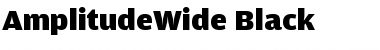 Download AmplitudeWide-Black Font Download AmplitudeWide-Black Font