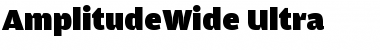 Download AmplitudeWide-Ultra Font Download AmplitudeWide-Ultra Font