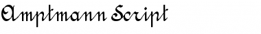 Download Amptmann Script Font Download Amptmann Script Font