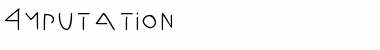 Download Amputation Font Download Amputation Font