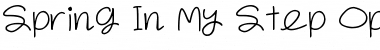 Download Spring in my step Font Download Spring in my step Font
