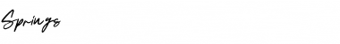 Download Springs Font Download Springs Font