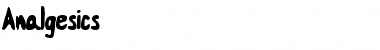 Download Analgesics Font Download Analgesics Font