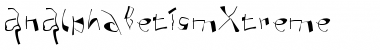 Download AnAlphaBetIsmXtreme Font Download AnAlphaBetIsmXtreme Font