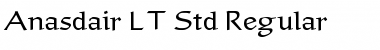 Download Anasdair LT Std Regular Font Download Anasdair LT Std Regular Font