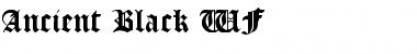 Download Ancient Black WF Font Download Ancient Black WF Font