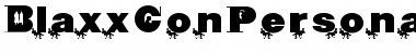 Download BlaxxConPersona Font Download BlaxxConPersona Font