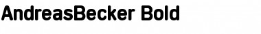 Download AndreasBecker Font Download AndreasBecker Font