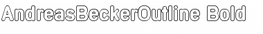 Download AndreasBeckerOutline Font Download AndreasBeckerOutline Font