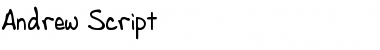 Download AndrewScript Font Download AndrewScript Font