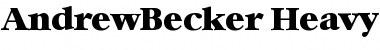 Download AndrewBecker-Heavy Font Download AndrewBecker-Heavy Font