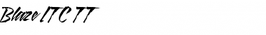 Download Blaze ITC TT Font Download Blaze ITC TT Font