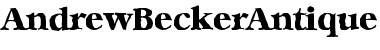 Download AndrewBeckerAntique-ExtraBold Font Download AndrewBeckerAntique-ExtraBold Font