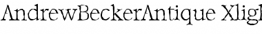 Download AndrewBeckerAntique-Xlight Font Download AndrewBeckerAntique-Xlight Font