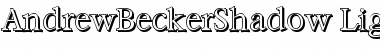 Download AndrewBeckerShadow-Light Font Download AndrewBeckerShadow-Light Font
