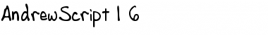 Download AndrewScript_1.6 Font Download AndrewScript_1.6 Font