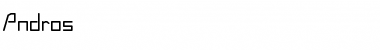 Download Andros Font Download Andros Font