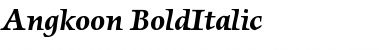 Download Angkoon-BoldItalic Font Download Angkoon-BoldItalic Font