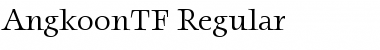 Download AngkoonTF-Regular Font Download AngkoonTF-Regular Font