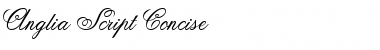Download Anglia Script Concise Font Download Anglia Script Concise Font