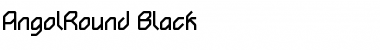 Download AngolRound Black Font Download AngolRound Black Font