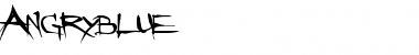 Download Angryblue Font Download Angryblue Font
