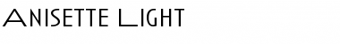 Download Anisette Light Font Download Anisette Light Font