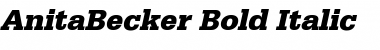 Download AnitaBecker Font Download AnitaBecker Font