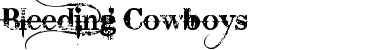 Download Bleeding Cowboys Font Download Bleeding Cowboys Font