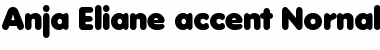 Download Anja Eliane accent Font Download Anja Eliane accent Font