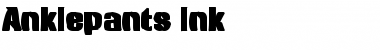 Download Anklepants Ink Font Download Anklepants Ink Font