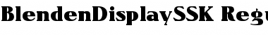 Download BlendenDisplaySSK Font Download BlendenDisplaySSK Font