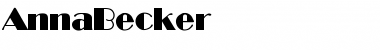 Download AnnaBecker Font Download AnnaBecker Font