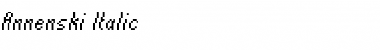Download Annenski-Italic Font Download Annenski-Italic Font
