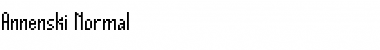 Download Annenski-Normal Font Download Annenski-Normal Font