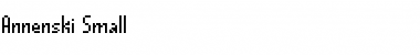 Download Annenski-Small Font Download Annenski-Small Font