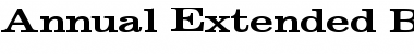 Download Annual Extended Font Download Annual Extended Font