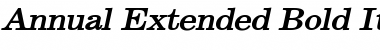 Download Annual-Extended Font Download Annual-Extended Font