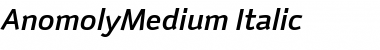 Download AnomolyMedium Font Download AnomolyMedium Font