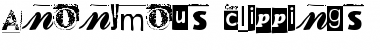 Download Anonymous Clippings Font Download Anonymous Clippings Font