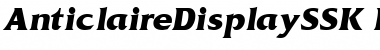 Download AnticlaireDisplaySSK Font Download AnticlaireDisplaySSK Font