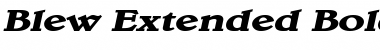 Download Blew Extended Font Download Blew Extended Font