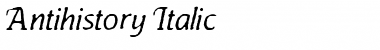 Download Antihistory Font Download Antihistory Font