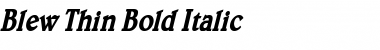 Download Blew Thin Font Download Blew Thin Font