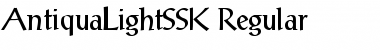 Download AntiquaLightSSK Font Download AntiquaLightSSK Font