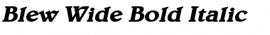 Download Blew Wide Font Download Blew Wide Font