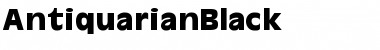 Download AntiquarianBlack Font Download AntiquarianBlack Font